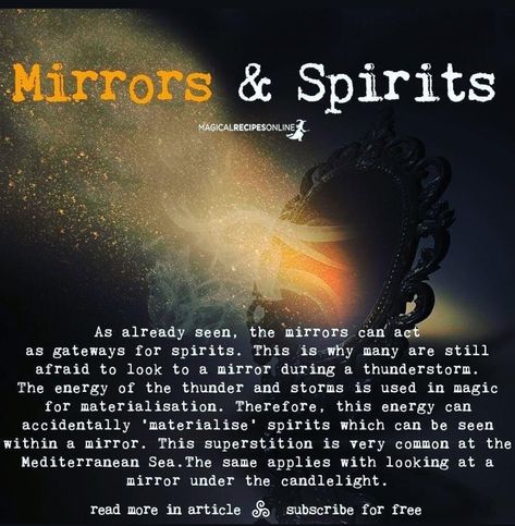 Mirror Magic Witch, Mirror Magick, Mirror Spell, Witchy Diy, Astrology Magic, Mirror Of The Witch, Summoning Spells, Supernatural Facts, Psychic Empath