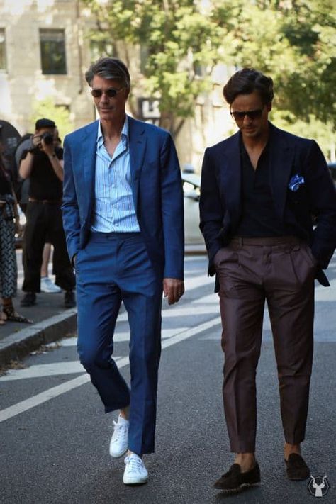 55 Ways To Wear a Navy Blue Suit | A Gentleman's Row Navy Blue Suit Men, Dandy Man, Blue Outfit Men, Casual Suits Men, Stylish Men Wear, Suit Stores, Stylish Mens Suits, Blue Suit Men, Suits Style