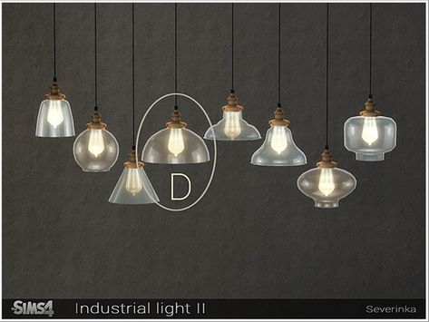 Ceiling  lamp D Loft style  Found in TSR Category 'Sims 4 Ceiling Lamps' Window Garland, Japanese Lamp, Eco Kitchen, House Lamp, Small Dresser, Loft Lighting, Mirror Wall Bedroom, Industrial Light, Sims 3 Cc