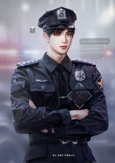 Hot Manhwa Guy Wallpaper, Police Art, 얼굴 드로잉, Mr. Love, Dark Anime Guys, Face Characters, Cool Anime Guys, Romantic Manga