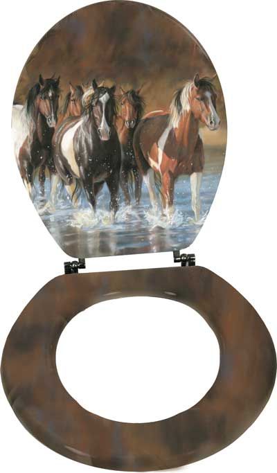 Toilet Seat Cowgirl House, Diy Ranch, Horse Bathroom, Horse Room Decor, Camo Prom, Rustic Bathroom Accessories, Western Toilet, Western Bathroom Decor, Western Bathroom