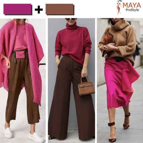 Color Outfits, Colour Combinations Fashion, Color Combos Outfit, Color Blocking Outfits, Color Combinations For Clothes, Pullover Outfit, Brown Outfit, Brown Pants, Chic Outfit