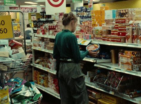 Retro Convenience Store, Convenience Store Aesthetic, Supermarket Aesthetic, Store Photography, Milk Candy, Drama Total, Pose Reference Photo, Film Aesthetic, Film Stills