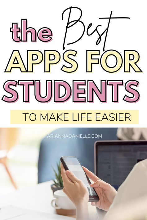 Just started college or grad school? Check out this list of super useful apps for students to boost productivity, improve your uni organisation, time management, study habits, and general college life. This list is perfect for freshman year or for anyone looking for college hacks! #collegehacks #collegestress #collegestudent #gradstudent #freshmanadvice Graduate School Essentials, Uni Organisation, School Organization College, Student App, Planner Organization College, Apps For Students, Student Calendar, Study Inspiration Quotes, Student Apps