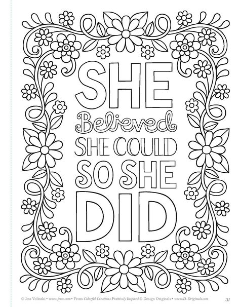 Inspirational Quotes Coloring, Free Adult Coloring Printables, Adult Colouring Printables, Coloring Pages Inspirational, Love Coloring Pages, Quote Coloring Pages, Free Adult Coloring Pages, Printable Adult Coloring Pages, Adult Coloring Book Pages