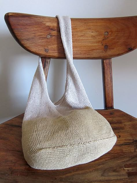 Kitchener Stitch, Sac Tote Bag, Knitting Bag Pattern, Sacs Tote Bags, Summer Fling, Knit Purse, Knit Bags, Knit Bag, Knitting Bags