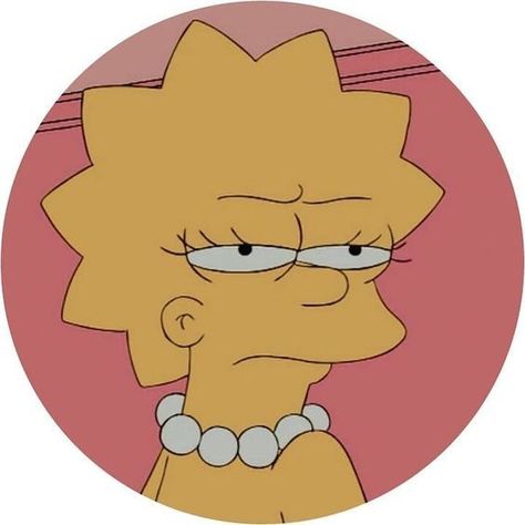 Lisa Simpson Profile Pic, Lisa Cartoon, Mod Pics, Homer And Marge, Simpsons Drawings, Cartoon Heart, Classic Cartoon Characters, Graphic Poster Art, Profile Pictures Instagram