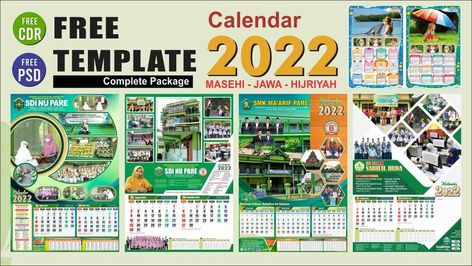 Free 6 Desain Kalender Dinding 2022 format CorelDraw (Free CDR) dan Photoshop (Free PSD), dilengkapi Kalender Masehi, jawa dan Hijriyah. Siap CETAK Design Kalender, Calendar Design Inspiration, Desain Merek, Poster Calendar, Free Calendar, Calendar Design, Free Psd, Blue Backgrounds, Projects To Try