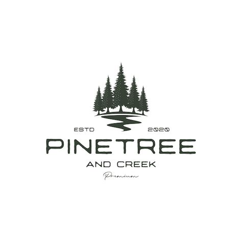 Agriculture Template, Pine Tree Logo, River Logo, Mushroom Farm, Landscape Logo, Forest Logo, Real Fake, Land Development, Timberland Logo