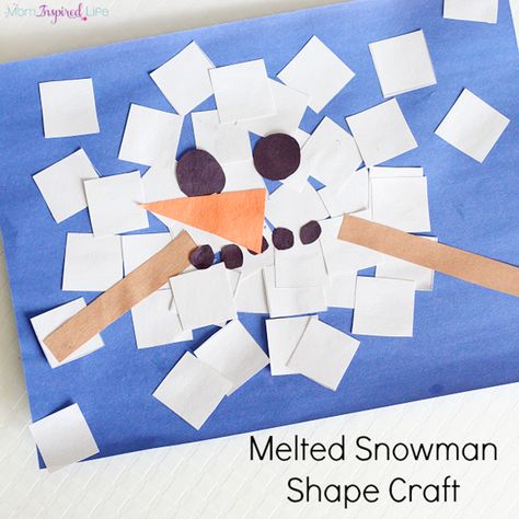 Sneezy The Snowman, Diy Schneemann, January Art, Fun Winter Crafts, January Crafts, December Crafts, Melted Snowman, Preschool Christmas Crafts, Winter Preschool