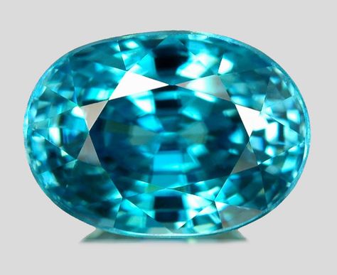 Zircon has been known since the Middle Ages. The oldest known zircons are from Western Australia, with an age of 4.4 billion years. The name probably comes from the Persian word "zargun" which means "gold-colored," although zircon comes in a wide range of different colors. The most popular zircon color is blue. Zircon Gemstone, Birthstone Gems, Contemporary Fantasy, Faceted Gems, Semi Precious Gems, Rare Gems, Beautiful Rocks, Blue Zircon, Minerals And Gemstones