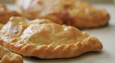 Rick Stein' Cornwall: Cornish Pasty Recipe - Rick Stein Cornwall Pasty Recipe, Greek Empanadas, Traditional Cornish Pasty Recipe, Cornish Pasty Recipe, Cornish Pastry, Rick Stein Recipes, Pasty Recipe, Savoury Pastry, British Food Traditional