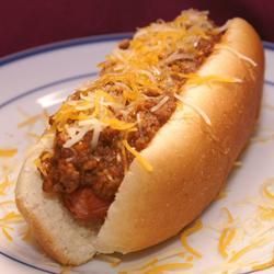 Grandpa's Classic Coney Sauce | "This is THE sauce!! Made it as written and it came out wonderful. The whole family loved it!!" -tena75 Coney Sauce Recipe, Coney Dog Sauce, Coney Island Chili, Granny Cake, Chili Dog Sauce, Hot Dog Sauce Recipe, Coney Island Hot Dog, Coney Sauce, Hot Dog Chili Sauce