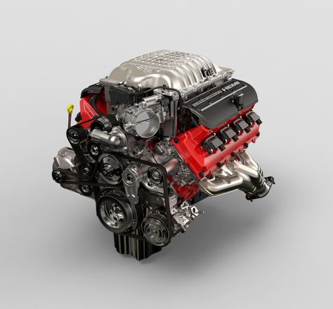 Dodge Reveals More Details on the Demon's Engine » AutoGuide.com News Dodge Hellcat Demon, 2018 Dodge Demon, Hellcat Engine, Dodge Hellcat, 2018 Dodge Challenger Srt, Dodge Hemi, Srt Demon, Dodge Demon, Hemi Engine