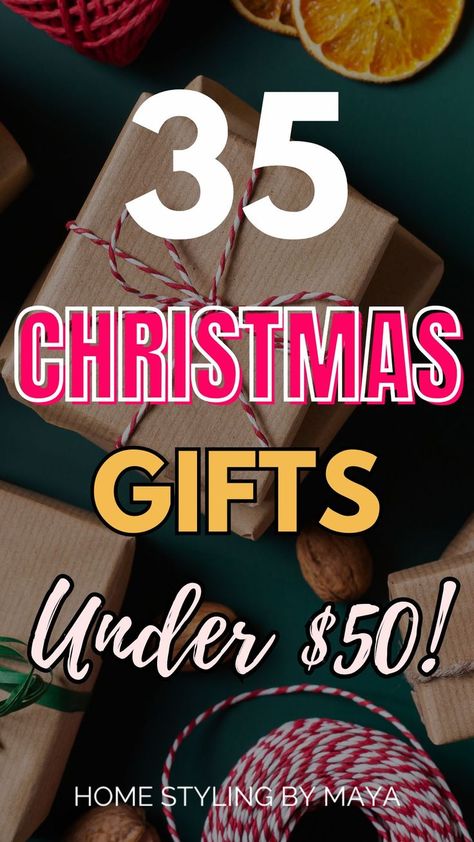 Christmas Gifts Under $50, affordable christmas gifts for friends $100 Gifts, $100 Gifts For Her, Good Family Gifts, Unisex Gift Ideas For Adults, Gifts For College Boys, Traditional Christmas Gifts, Fake Gifts, College Girl Gifts, Stocking Stuffers For Mom