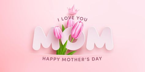 Mother's Day Poster or banner with many sweet hearts and on red background.Promotion and shopping template or background for Love and Mother's day concept.Vector illustration eps 10 Shopping Template, Happy Mothers Day Banner, Mother's Day Poster, Mother's Day Banner, Mother's Day Background, Happy Mother's Day Greetings, Mothers Day Poster, Pink Gift Box, Mothers Day Decor