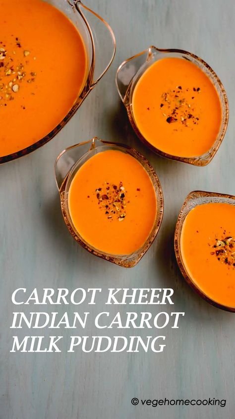 Carrot Milk, Carrot Recipes Dessert, Eggless Carrot Cake, Healthy Carrot Muffins, Carrot Muffin Recipe, Carrot Desserts, Carrot Pudding, Milk Pudding, Sauteed Carrots