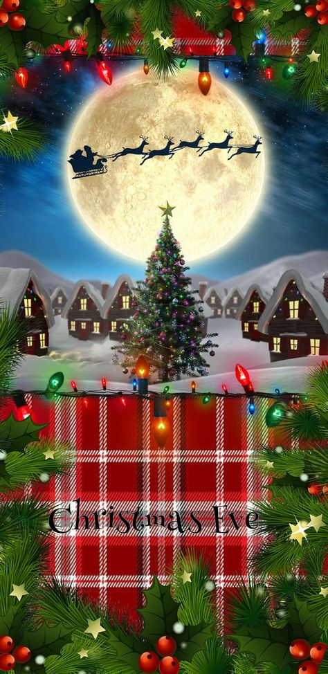 Christmas Eve Wallpaper, Free Christmas Wallpaper, Eve Wallpaper, December Pictures, Welcome December, Christmas Wallpaper Iphone Cute, December Wallpaper, Animated Photos, Christmas Wallpaper Free