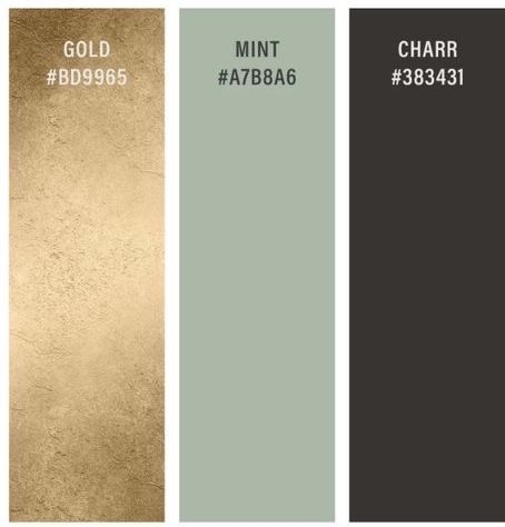 Grey And Gold Palette, Gold Pantone Color Palette, Sage And Gold Color Palette, Brass Colour Palette, Sage Green White And Gold Color Palette, Olive Gold Color Palette, Luxury Green Color Palette, Luxury Colour Palette Branding, Gold And Green Color Palette