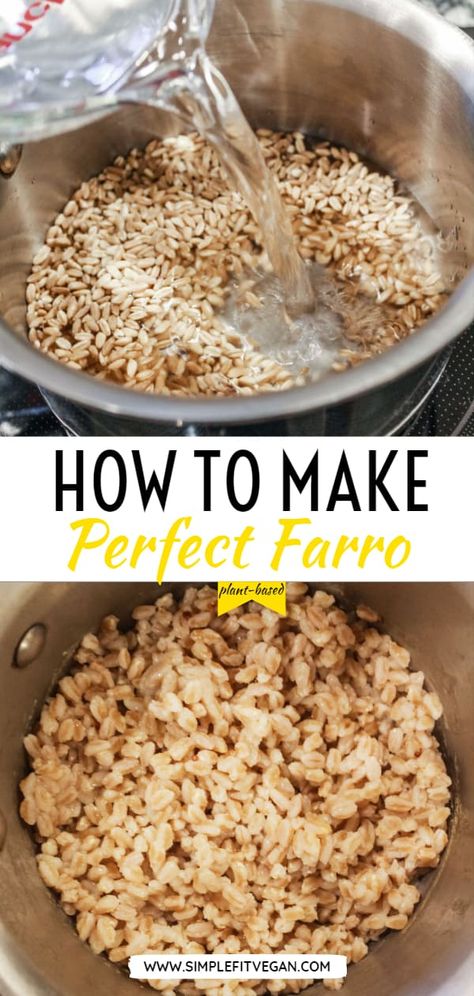 How To Cook Farro, Ancient Grains Recipes, Farro Recipes, Tips For Cooking, Healthy Grains, Grain Foods, Diet Help, Cooking Art, Mediterranean Recipes