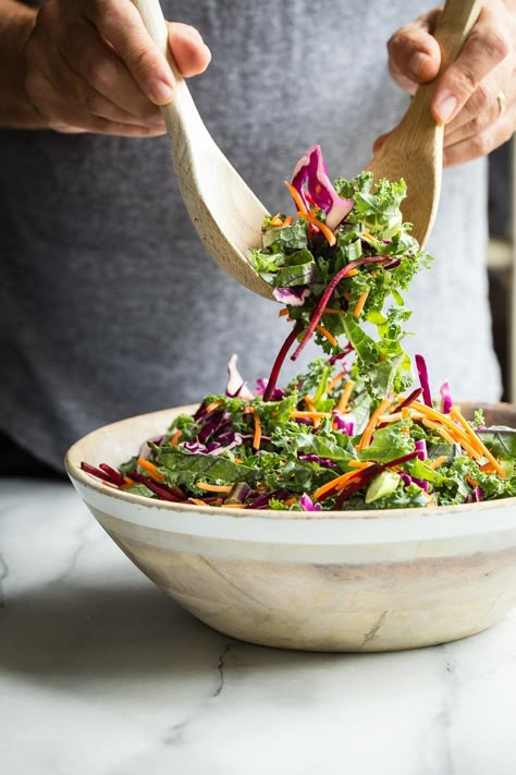 Simple Kale Salad, Salad Photography, Salad With Beets, Cabbage And Carrots, Beets Carrots, Marinated Tofu, Grilled Tofu, Food Photoshoot, Food Photography Inspiration