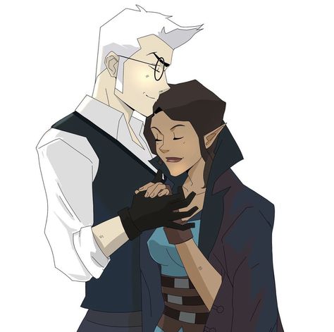 Perc'ahlia Fanart, Percy Vex'ahlia, Percy And Vex'ahlia Fanart, Vex Vox Machina, Percy And Vex'ahlia, Vex And Percy, Critical Role Percy, Vex Ahlia, Silmarillion Fanart