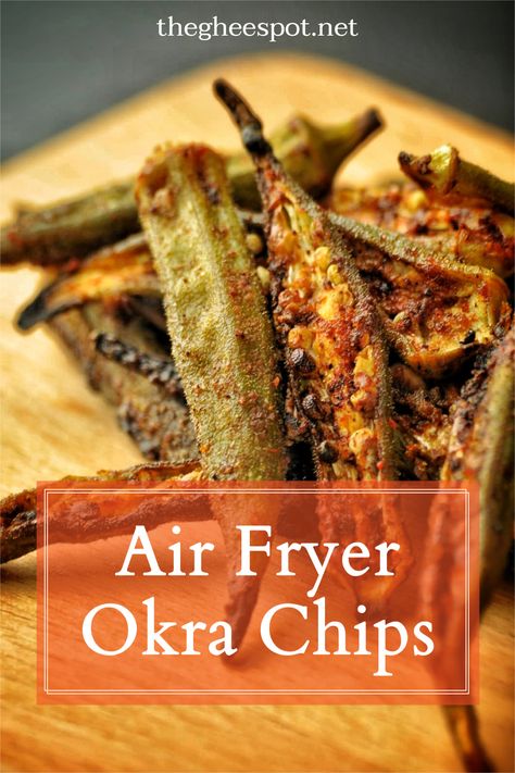 How To Cook Okra In The Oven, What To Do With Okra From Garden, Crispy Okra In Oven, Cooking Fresh Okra, Crispy Baked Okra, Ocra Recipe Air Fryer, How To Cook Okra In Air Fryer, Okra Fries Air Fryer, Oven Roasted Okra Recipes