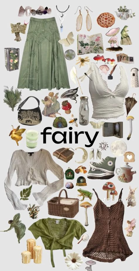 Style Mood Board, Fairy Core Outfits, Core Outfits, 2000s Outfit, Fairy Style, Cottagecore Outfits, Earthy Outfits, Boho Style Outfits, Dress Up Outfits