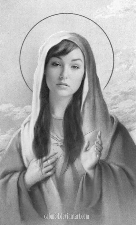 Evil Characters, Blessed Mary, Wallpaper Space, Blessed Mother, Mother Mary, Grey Wallpaper, Virgin Mary, Girl Face, Sculptor