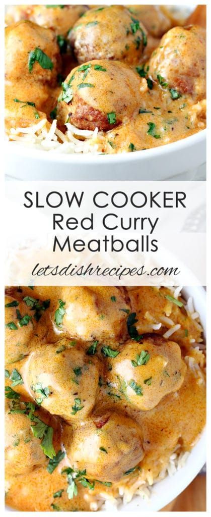 Red Curry Meatballs, Curry Coconut, Curry Meatballs, Slow Cooker Teriyaki, Recipe Beef, Crock Pot Meatballs, Slow Cooker Meatballs, Beef Meatballs, Coconut Sauce