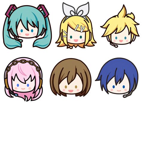 Pjsk Chibi, Sekai Icon, Art Chibi, Vocaloid Funny, Y Project, Chibi Characters, Project Sekai Colorful Stage, I Luv U, Chibi Drawings