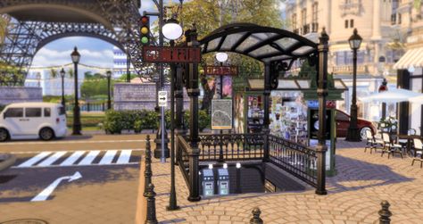 Bloxburg Paris City Layout, Paris City Bloxburg, Cc Lots Sims 4, Sims 4 Street Build, Sims 4 Cc City, Sims 4 London, Sims 4 Shops, Sims 4 City Build, Sims 4 Paris Cc