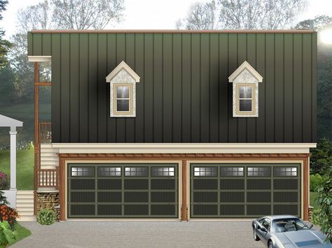 4 car garage with apartment                                                                                                                                                                                 More 4 Car Garage With Apartment, Car Garage Plans, Garage With Apartment, Garage Building Plans, Carriage House Apartments, Garage Apartment Floor Plans, Garage Designs, Garage Apartment Plan, Apartment Plan