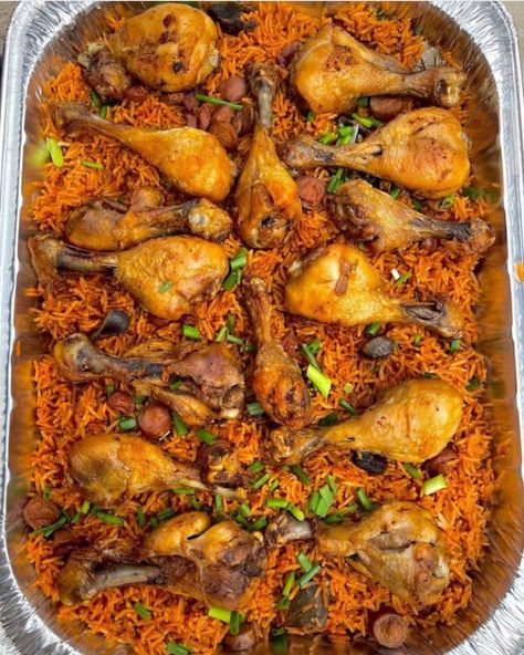 Copycat Panda Express, Dinner Rice, Nigeria Food, Ghanaian Food, African Recipes Nigerian Food, Amazing Food Platters, Black Pepper Chicken, West African Food, Africa Food