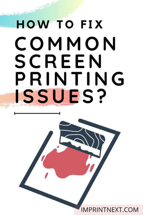 How to Fix Common Screen Printing Issues? Screen Printing Hacks, Screen Printing Press, Newsprint Paper, Screen Printing Art, Screen Printing Machine, Screen Printer, Electronics Circuit, Printing Press, Silhouette Crafts