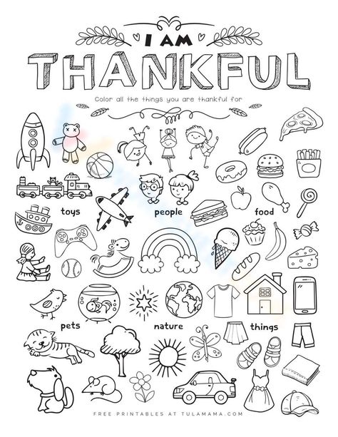 Thankful For Worksheet, Thankful Crafts, Thankful Activities, Thankful Printable, Thankful For Family, Thanksgiving Worksheets, Family Worksheet, Gratitude Activities, Thanksgiving Preschool