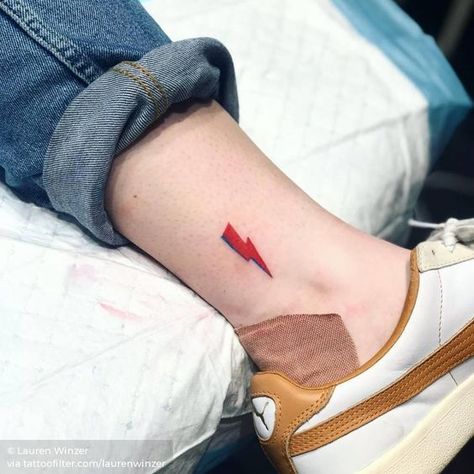 David Bowie Bolt Tattoo, Freddie Mercury Inspired Tattoos, Bowie Bolt Tattoo, Bowie Tattoo Lightning, David Bowie Tatoos, Bowie Tattoo Ideas, David Bowie Tattoo Ideas, Rock Tatoos, Rock Tattoo Ideas