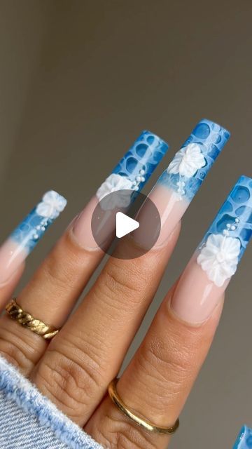 Water Nails, 3d Flower Nails, Nail Art For Beginners, Discount Code, 3d Nail Art, Nail Designs Spring, Art How, Easy Nail Art, Viral Pins