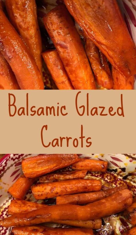 Balsamic Glazed Carrots, Party Dinners, Heart Healthy Recipes Easy, Recipe Vegetables, Cute Food Ideas, Veggies Side Dishes, Xmas Recipes, Vegetable Dish, Glazed Carrots