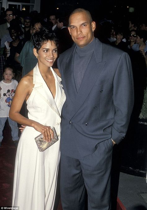 Halle Berry married David Justice married in 1993 David Justice, Olivier Martinez, Berry Wedding, Where Is The Love, Game Face, Princess Caroline, Red Carpet Event, Halle Berry, Ex Husbands