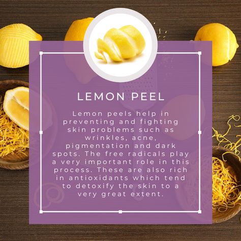 Beauty Hacks With Aloe Vera, Lemon Peel Benefits, Hoodoo Herbs, Lemon Juice Face, Kiwi Benefits, Herbal Cosmetics, Lemon Peels, Lemon Skin, Melanin Skin