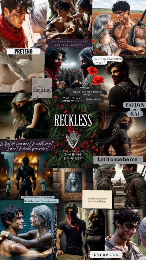 Paedyn And Kai Reckless, Reckless Lauren Roberts Aesthetic, Reckless Lauren Roberts Fan Art, Reckless Fanart, Reckless Lauren Roberts, Reckless Aesthetic, Powerless Kai, Reckless Book, Powerless Fanart