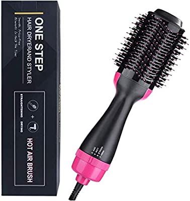 Professional Salon One-Step Hair Dryer & Hot Air Brush & Blower Brush with Negative Ions For Straight and Soft Curls 4 in 1 Hair Brush Dryer & Styler (110v 1000W): Amazon.ca: Beauty Hair Brush Dryer, Blower Brush, Brush Dryer, Hair Blower, Hot Air Brush, Ionic Hair Dryer, Electric Brush, Professional Hair Dryer, Hair Dryer Brush