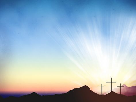 Easter Sunday Wallpaper, Sunday Wallpaper, Christian Background Images, Risen Jesus, Cross Background, Jesus Background, Easter Background, Background For Powerpoint Presentation, Worship Backgrounds