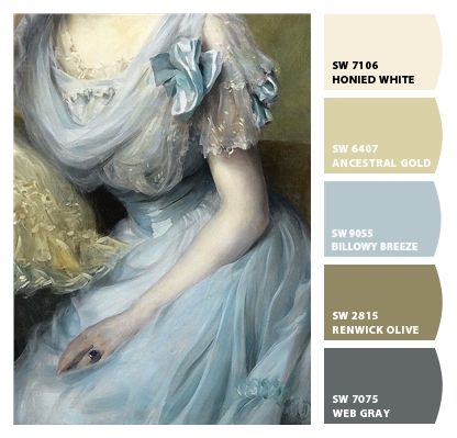 Paint colors from ColorSnap by Sherwin-Williams Regency Colour Palette, Victorian Era Color Palette, Bridgerton Color Scheme, Regency Color Palette, Regal Color Palette, Bridgerton Colors, Rococo Color Palette, Bridgerton Color Palette, Color Palette Royal