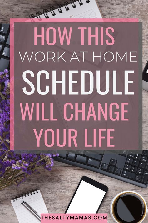 Work From Home Mom Schedule, Busy Mom Planner, Mommy Motivation, Work From Home Mom, Home Schedule, Block Scheduling, Week Schedule, Mom Schedule, Mom Planner