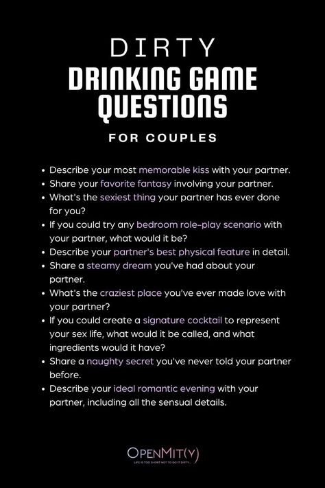 Uncover a treasure trove of dirty drinking game questions designed to deepen intimacy during your couple's drinking game. Date Night Drinking Games, Question Games For Couples Dirty, Drinking Game For Couples, Truth Or Drink Questions Dirty, Dirty Games For Couples, Number Game Questions Dirty, Dirty Drinking Games, Do Or Drink Questions, Couples Drinking Games For 2