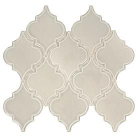 American Olean Union View Gray Arabesque Porcelain Mosaic Wall Tile (Common: 14-in x 14-in; Actual: 14-in x 14.62-in) Dove Gray Arabesque Backsplash, Lowes Arabesque Tile, Transitional Tile, Marble Mosaic Floor, Shop Tile, Patterned Wall Tiles, Travertine Wall Tiles, Arabesque Tile, Kitchen Backsplashes