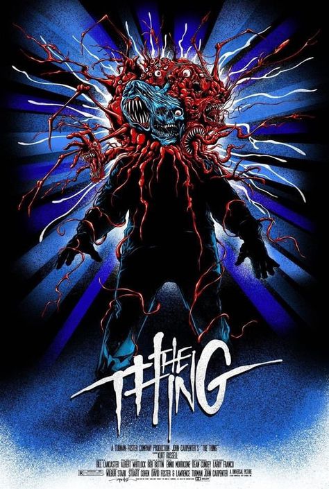 The Thing 1982, Alex Pardee, Horror Poster, Cult Horror, Poster Inspiration, Horror Movie Icons, Horror Artwork, Horror Posters, John Carpenter