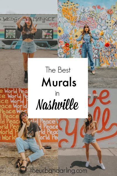 The Best Murals in Nashville - Nashville Murals Guide I Believe In Nashville, Nashville Murals, Street Murals, Nashville Travel Guide, Nashville Vacation, Visit Nashville, Instagram Guide, Nashville Trip, Blogger Lifestyle